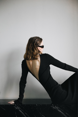 Knitted Backless Dress