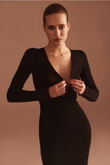 Knitted Backless Dress