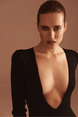 Knitted Backless Dress