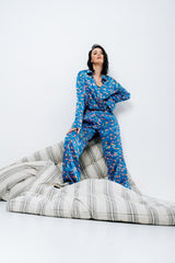 100% Linen Pajama-Style Set<br>