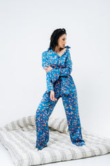 100% Linen Pajama-Style Set<br>