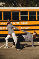 Кофта тельняшка с цветными акцентами - от бренда №8