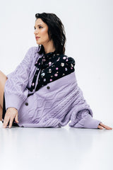 Braided Knitted Cardigan